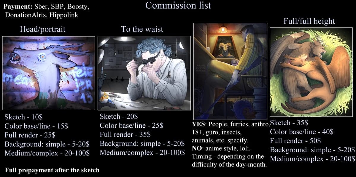 Commission open