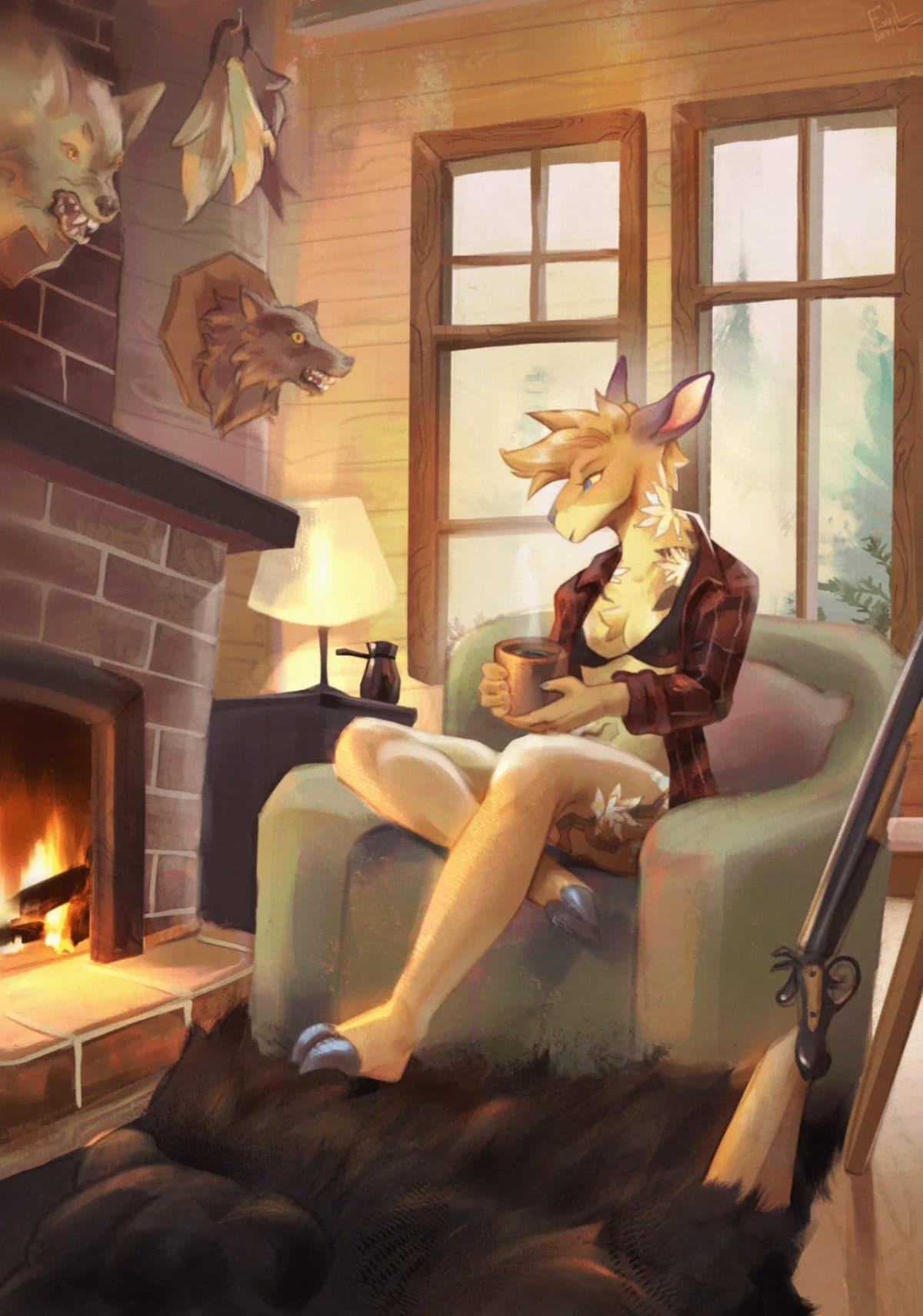 Rest after hunting